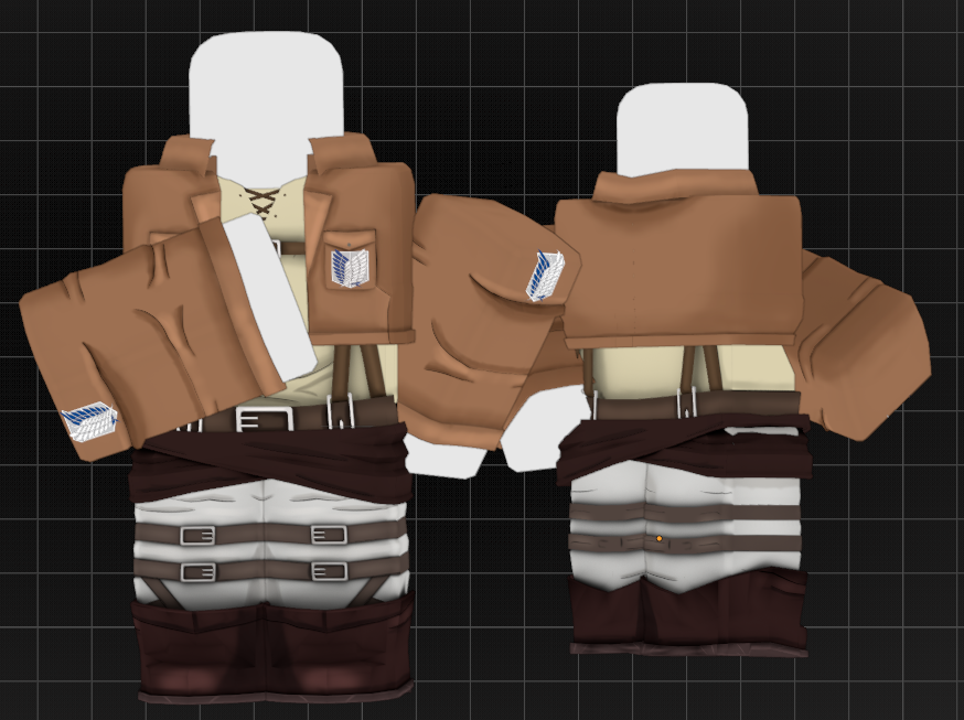 Attack on Titan inspired character outfit
