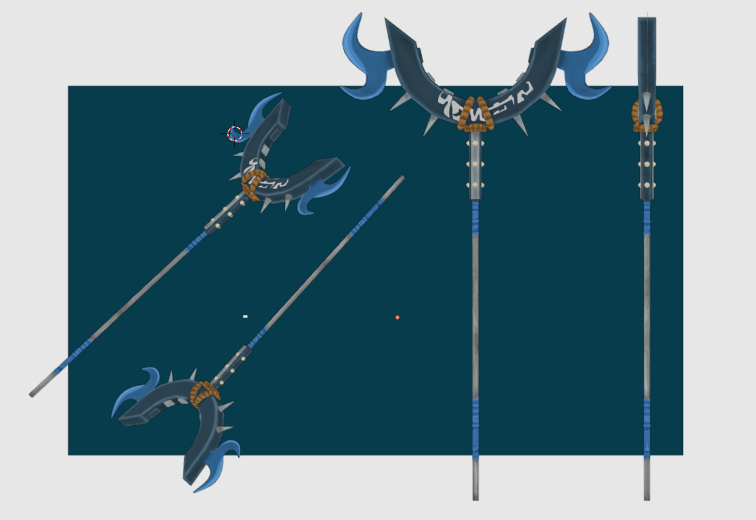 Zanka Staff weapon model
